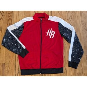 Houston Rockets Red Lightweight Track Jacket Men's Large Full Zip NBA Basketball